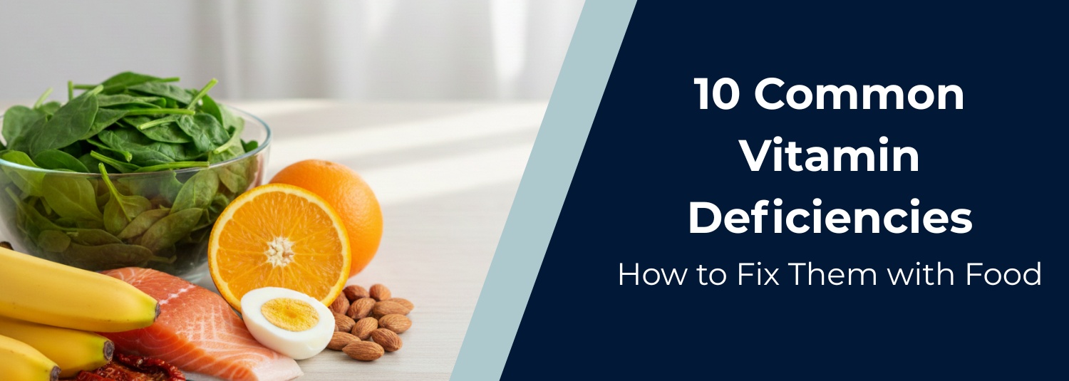 10 Common Vitamin Deficiencies and How to Fix Them with Food