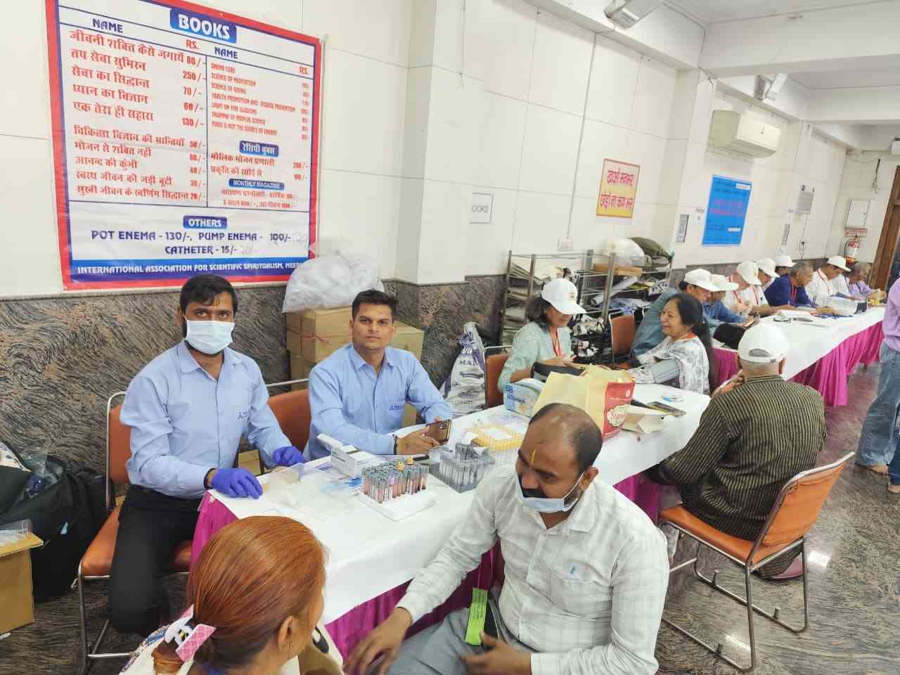 Health Camp at Ram Mandir Hall, Vivek Vihar: Promoting Community Wellness Through Early Diagnosis