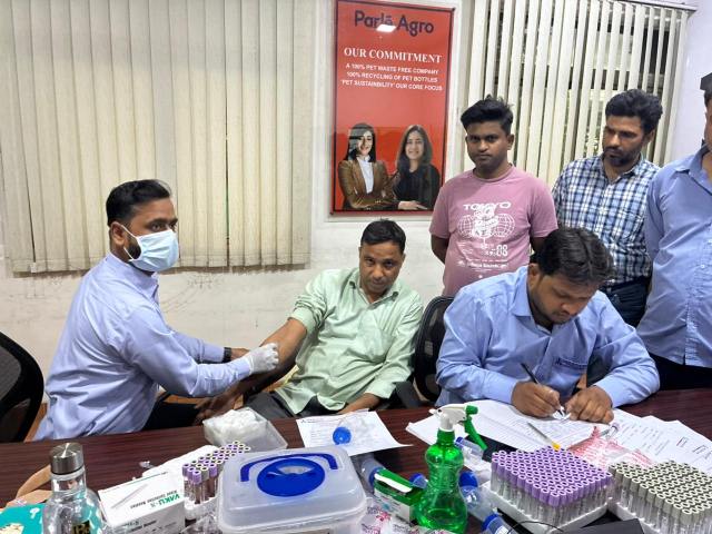 Corporate Health Camp at Parle Agro