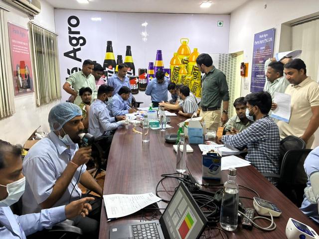 Corporate Health Camp at Parle Agro